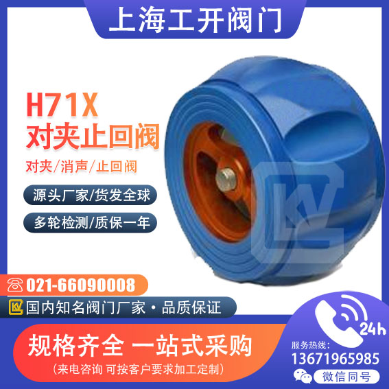 止回閥  對夾消聲止回閥