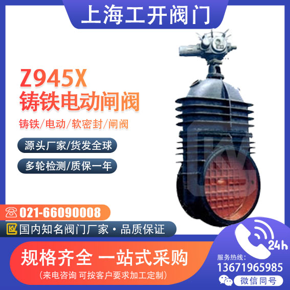 閘閥  電動(dòng)暗桿軟密封閘閥